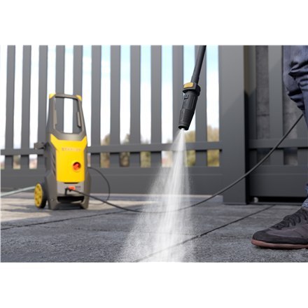 Myjka wysokociśnieniowa STANLEY SXPW14PE z myjką do patio (1400 W, 110 bar, 390 l/h) | 1400 W | 110 bar | 390 l/h Myjka wysokociśnieniowa STANLEY SXPW14PE z myjką do patio (1400 W, 110 bar, 390 l/h) | 1400 W | 110 bar | 390 l/h