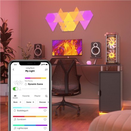 Nanoleaf | Shapes Triangles Starter Kit (15 panels) | 1.5 W | 16M+ colours Nanoleaf | Shapes Triangles Starter Kit (15 panels) | 1.5 W | 16M+ colours