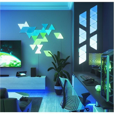 Nanoleaf | Shapes Triangles Starter Kit (15 panels) | 1.5 W | 16M+ colours Nanoleaf | Shapes Triangles Starter Kit (15 panels) | 1.5 W | 16M+ colours