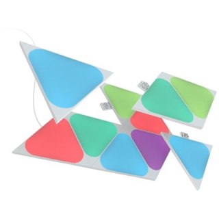 Nanoleaf|Shapes Triangles Mini Expansion Pack (10 paneli)|1 x 0.54 W|16M+ kolorów|2.4GHz WiFi b/g/n;