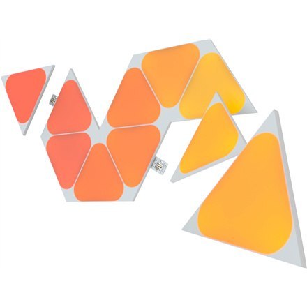 Nanoleaf|Shapes Triangles Mini Expansion Pack (10 paneli)|1 x 0.54 W|16M+ kolorów|2.4GHz WiFi b/g/n; Nanoleaf|Shapes Triangles Mini Expansion Pack (10 paneli)|1 x 0.54 W|16M+ kolorów|2.4GHz WiFi b/g/n;