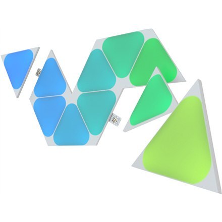 Nanoleaf|Shapes Triangles Mini Expansion Pack (10 paneli)|1 x 0.54 W|16M+ kolorów|2.4GHz WiFi b/g/n; Nanoleaf|Shapes Triangles Mini Expansion Pack (10 paneli)|1 x 0.54 W|16M+ kolorów|2.4GHz WiFi b/g/n;