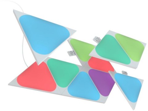 Nanoleaf|Shapes Triangles Mini Expansion Pack (10 paneli)|1 x 0.54 W|16M+ kolorów|2.4GHz WiFi b/g/n; Nanoleaf|Shapes Triangles Mini Expansion Pack (10 paneli)|1 x 0.54 W|16M+ kolorów|2.4GHz WiFi b/g/n;