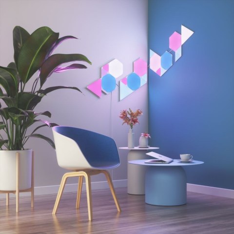 Nanoleaf|Shapes Triangles Mini Expansion Pack (10 paneli)|1 x 0.54 W|16M+ kolorów|2.4GHz WiFi b/g/n; Nanoleaf|Shapes Triangles Mini Expansion Pack (10 paneli)|1 x 0.54 W|16M+ kolorów|2.4GHz WiFi b/g/n;