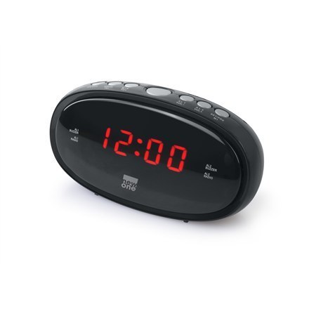 New-One | Zegar-radio | CR100 | Funkcja alarmu | Czarny New-One | Zegar-radio | CR100 | Funkcja alarmu | Czarny