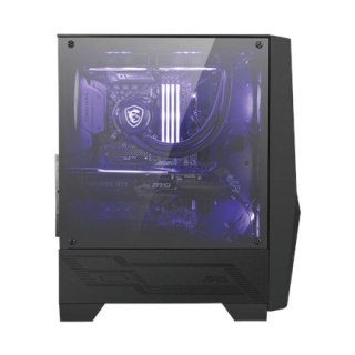 Obudowa PC MSI MAG FORGE 100M, Mid-Tower, USB 3.2, Czarny | MSI | MAG FORGE 100M | Czarny | ATX | Zasilacz w zestawie Nie