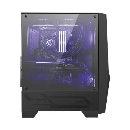 Obudowa PC MSI MAG FORGE 100M, Mid-Tower, USB 3.2, Czarny | MSI | MAG FORGE 100M | Czarny | ATX | Zasilacz w zestawie Nie Obudowa PC MSI MAG FORGE 100M, Mid-Tower, USB 3.2, Czarny | MSI | MAG FORGE 100M | Czarny | ATX | Zasilacz w zestawie Nie