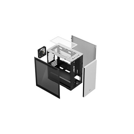 Obudowa komputerowa Deepcool MACUBE 110 WH w kolorze białym, formatu mATX, z dołączonym zasilaczem ATX PS2 (długość poniżej 170 Obudowa komputerowa Deepcool MACUBE 110 WH w kolorze białym, formatu mATX, z dołączonym zasilaczem ATX PS2 (długość poniżej 170