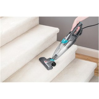 Odkurzacz Bissell Featherweight Pro Eco, przewodowy, z drążkiem i ręczny, 450 W, promień działania 6 m, niebieski/tytanowy
