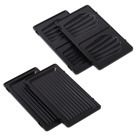 Opiekacz do kanapek 2 w 1 | AD 3070b | 850 W | Liczba płyt 2 | Czarny Opiekacz do kanapek 2 w 1 | AD 3070b | 850 W | Liczba płyt 2 | Czarny