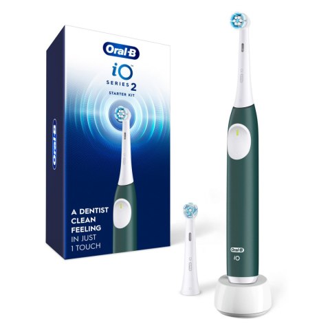 Oral-B iO2 Electric Toothbrush with Pressure sensor, Forest Green Oral-B iO2 Electric Toothbrush with Pressure sensor, Forest Green