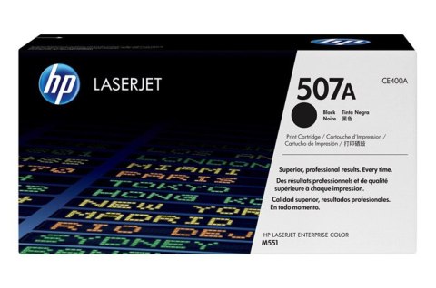 Oryginalny Toner Black HP LaserJet Enterprise 500 Color M551, M575, Pro 500 M570 (507A CE400A) Oryginalny Toner Black HP LaserJet Enterprise 500 Color M551, M575, Pro 500 M570 (507A CE400A)