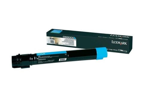 Oryginalny Toner Cyan Lexmark C950 (C950X2CG) Oryginalny Toner Cyan Lexmark C950 (C950X2CG)
