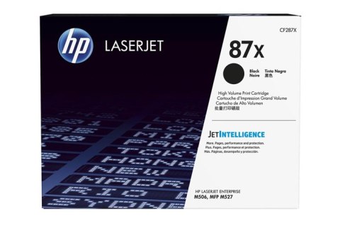 Oryginalny Toner Czarny HP LaserJet Enterprise M501, M506, M527 (87X CF287X) Oryginalny Toner Czarny HP LaserJet Enterprise M501, M506, M527 (87X CF287X)