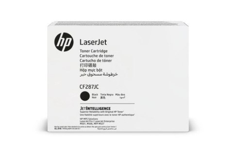 Oryginalny Toner Czarny HP LaserJet Enterprise M501, M506, M527 (87JC CF287JC), kompatybilne z CF287X Oryginalny Toner Czarny HP LaserJet Enterprise M501, M506, M527 (87JC CF287JC), kompatybilne z CF287X