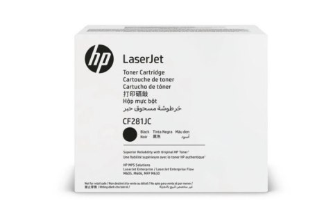 Oryginalny Toner Czarny HP LaserJet Enterprise M605, M606, M630 (81JC CF281JC), kompatybilne z CF281X Oryginalny Toner Czarny HP LaserJet Enterprise M605, M606, M630 (81JC CF281JC), kompatybilne z CF281X