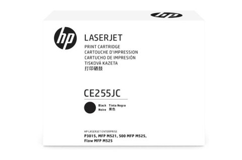 Oryginalny Toner Czarny HP LaserJet P3015 (55JC CE255JC), kompatybilne z CE255X Oryginalny Toner Czarny HP LaserJet P3015 (55JC CE255JC), kompatybilne z CE255X