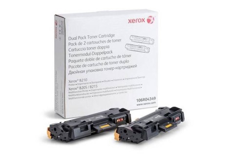 Oryginalny Toner Czarny Xerox B205, B210, B215 (106R04349) (DWUPAK) Oryginalny Toner Czarny Xerox B205, B210, B215 (106R04349) (DWUPAK)