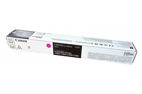 Oryginalny Toner Magenta Canon IR-C3922, IR-C3926, IR-C3930, IR-C3935 (C-EXV64M, CEXV64M, 5755C002) Oryginalny Toner Magenta Canon IR-C3922, IR-C3926, IR-C3930, IR-C3935 (C-EXV64M, CEXV64M, 5755C002)