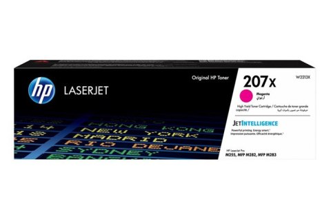 Oryginalny Toner Magenta HP Color LaserJet Pro M255, MFP M282, MFP M283, M283 (207X W2213X) Oryginalny Toner Magenta HP Color LaserJet Pro M255, MFP M282, MFP M283, M283 (207X W2213X)