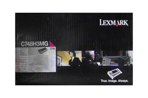 Oryginalny Toner Magenta Lexmark C748 (C748H3MG) Oryginalny Toner Magenta Lexmark C748 (C748H3MG)