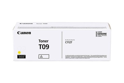 Oryginalny Toner Yellow Canon i-SENSYS X C1100, C1127 (T09Y, 3017C006) Oryginalny Toner Yellow Canon i-SENSYS X C1100, C1127 (T09Y, 3017C006)