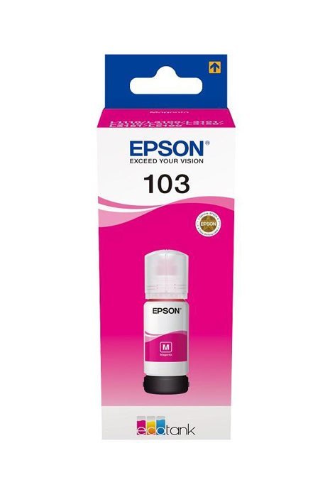 Oryginalny Tusz w butelce Magenta Epson 103 (T00S3, C13T00S34A) Oryginalny Tusz w butelce Magenta Epson 103 (T00S3, C13T00S34A)
