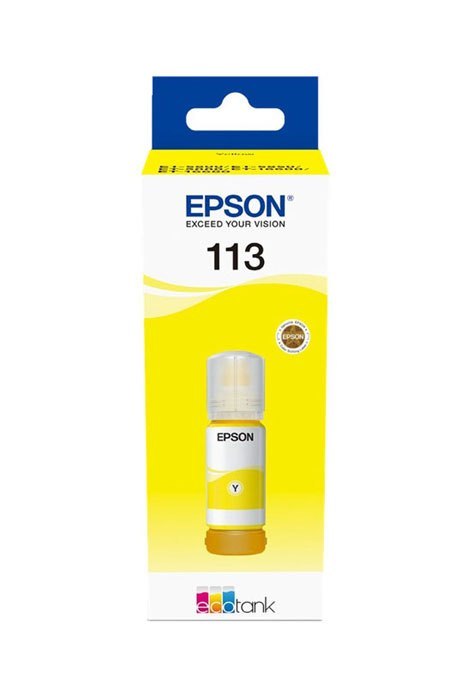 Oryginalny Tusz w butelce Yellow Epson 113 (T06B4, C13T06B440) Oryginalny Tusz w butelce Yellow Epson 113 (T06B4, C13T06B440)