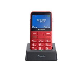 Panasonic | KX-TU155EXBN | Czerwony | 2.4 " | TFT-LCD | MB | microSD/microSDHC MB | Bluetooth | USB wersja micro USB | Wbudowana