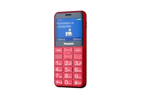 Panasonic | KX-TU155EXBN | Czerwony | 2.4 " | TFT-LCD | MB | microSD/microSDHC MB | Bluetooth | USB wersja micro USB | Wbudowana Panasonic | KX-TU155EXBN | Czerwony | 2.4 " | TFT-LCD | MB | microSD/microSDHC MB | Bluetooth | USB wersja micro USB | Wbudowana