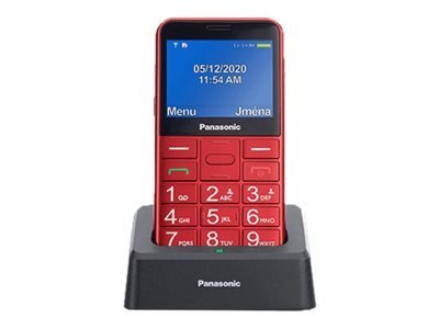 Panasonic | KX-TU155EXBN | Czerwony | 2.4 " | TFT-LCD | MB | microSD/microSDHC MB | Bluetooth | USB wersja micro USB | Wbudowana Panasonic | KX-TU155EXBN | Czerwony | 2.4 " | TFT-LCD | MB | microSD/microSDHC MB | Bluetooth | USB wersja micro USB | Wbudowana