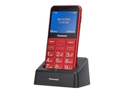 Panasonic | KX-TU155EXBN | Czerwony | 2.4 " | TFT-LCD | MB | microSD/microSDHC MB | Bluetooth | USB wersja micro USB | Wbudowana Panasonic | KX-TU155EXBN | Czerwony | 2.4 " | TFT-LCD | MB | microSD/microSDHC MB | Bluetooth | USB wersja micro USB | Wbudowana