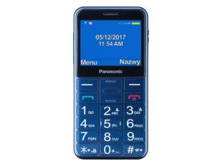 Panasonic | KX-TU155EXBN | Niebieski | 2,4 " | TFT-LCD | microSD/microSDHC MB | Bluetooth | USB w wersji micro USB | Wbudowana k