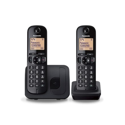 Panasonic | Telefon bezprzewodowy | KX-TGC212FX | Wyświetlacz LCD | Poczta głosowa | Identyfikacja dzwoniącego | Połączenie ocze Panasonic | Telefon bezprzewodowy | KX-TGC212FX | Wyświetlacz LCD | Poczta głosowa | Identyfikacja dzwoniącego | Połączenie ocze