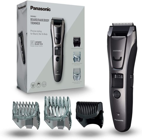 Panasonic | Trymer do brody i włosów | ER-GB80-H503 | Przewodowy/bezprzewodowy | Liczba kroków długości 39 | Dokładność kroku 0, Panasonic | Trymer do brody i włosów | ER-GB80-H503 | Przewodowy/bezprzewodowy | Liczba kroków długości 39 | Dokładność kroku 0,
