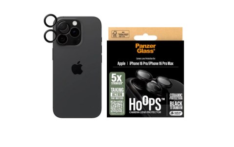 PanzerGlass | Hoops Ceramic Camera Lens Protector iPhone 16 Pro/16 Pro Max PanzerGlass | Hoops Ceramic Camera Lens Protector iPhone 16 Pro/16 Pro Max