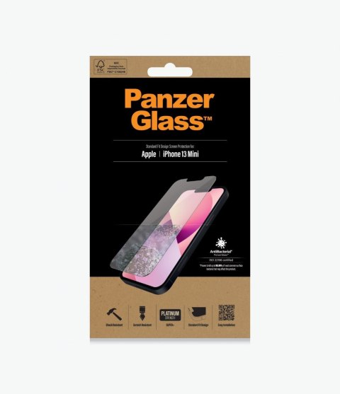 PanzerGlass | Ochraniacz ekranu - szkło | Apple iPhone 13 mini | Szkło | Przezroczysty PanzerGlass | Ochraniacz ekranu - szkło | Apple iPhone 13 mini | Szkło | Przezroczysty