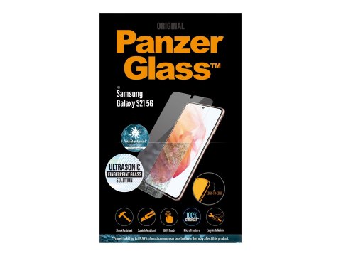 PanzerGlass | Ochraniacz ekranu - szkło | Samsung Galaxy S21 5G | Szkło hartowane | Przezroczysty PanzerGlass | Ochraniacz ekranu - szkło | Samsung Galaxy S21 5G | Szkło hartowane | Przezroczysty