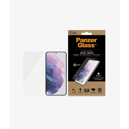 PanzerGlass | Ochraniacz ekranu - szkło | Samsung Galaxy S22 | Szkło | Przezroczysty PanzerGlass | Ochraniacz ekranu - szkło | Samsung Galaxy S22 | Szkło | Przezroczysty