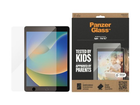 PanzerGlass | Ochraniacz ekranu - szkło | Zaprojektowany dla Apple 10,2-calowego iPada (7. generacji, 8. generacji, 9. generacji PanzerGlass | Ochraniacz ekranu - szkło | Zaprojektowany dla Apple 10,2-calowego iPada (7. generacji, 8. generacji, 9. generacji