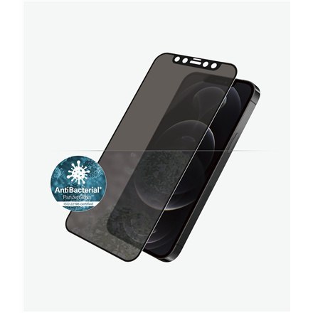 PanzerGlass | Ochraniacz ekranu - szkło - z filtrem prywatności | Apple iPhone 12, 12 Pro | Szkło hartowane | Czarny | Przezrocz PanzerGlass | Ochraniacz ekranu - szkło - z filtrem prywatności | Apple iPhone 12, 12 Pro | Szkło hartowane | Czarny | Przezrocz