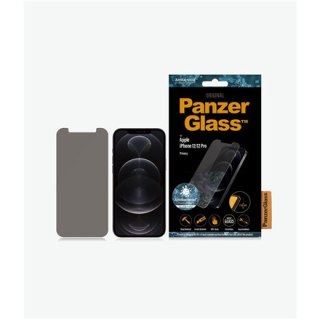 PanzerGlass | Ochraniacz ekranu - szkło - z filtrem prywatności | Apple iPhone 12, 12 Pro | Szkło hartowane | Przezroczysty