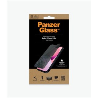 PanzerGlass | Ochraniacz ekranu - szkło - z filtrem prywatności | Apple iPhone 13 mini | Szkło hartowane | Przezroczysty