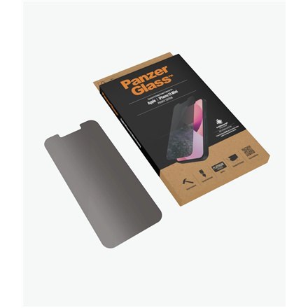 PanzerGlass | Ochraniacz ekranu - szkło - z filtrem prywatności | Apple iPhone 13 mini | Szkło hartowane | Przezroczysty PanzerGlass | Ochraniacz ekranu - szkło - z filtrem prywatności | Apple iPhone 13 mini | Szkło hartowane | Przezroczysty