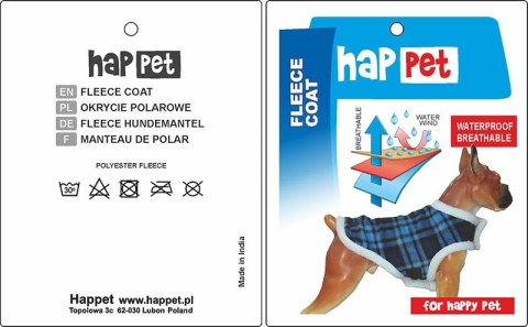 Polar dla psa Happet 301B fiolet XS-25cm Polar dla psa Happet 301B fiolet XS-25cm