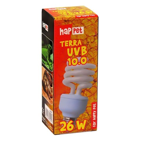 Żarówka Terra UVB Happet 10.0/26W Żarówka Terra UVB Happet 10.0/26W