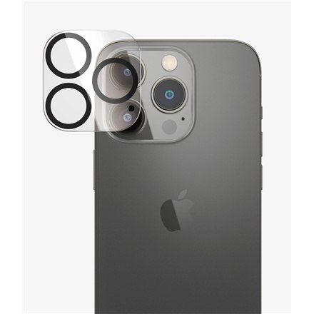 PanzerGlass | Ochraniacz obiektywu | Apple iPhone 14 Pro, 14 Pro Max | Czarny | Przezroczysty PanzerGlass | Ochraniacz obiektywu | Apple iPhone 14 Pro, 14 Pro Max | Czarny | Przezroczysty