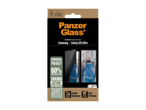 PanzerGlass Privacy Screen Protector Samsung Galaxy S25 Ultra | Ultra-Wide Fit | PanzerGlass PanzerGlass Privacy Screen Protector Samsung Galaxy S25 Ultra | Ultra-Wide Fit | PanzerGlass