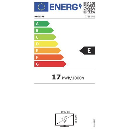 Philips | 272S1AE/00 | 27 " | FHD | IPS | 16:9 | Czarny | 4 ms | 250 cd/m² | Wyjście słuchawkowe | Porty HDMI w ilości 1 | 75 Hz Philips | 272S1AE/00 | 27 " | FHD | IPS | 16:9 | Czarny | 4 ms | 250 cd/m² | Wyjście słuchawkowe | Porty HDMI w ilości 1 | 75 Hz