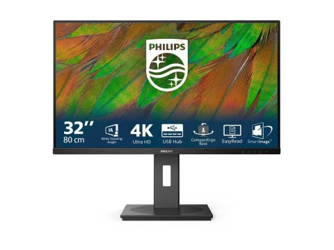 Philips 32B1N3800/00 | 32 " | VA | 16:9 | 60 Hz | 4 ms | 3840 x 2160 pixels | 350 cd/m² | HDMI ports quantity 2 | Black Philips 32B1N3800/00 | 32 " | VA | 16:9 | 60 Hz | 4 ms | 3840 x 2160 pixels | 350 cd/m² | HDMI ports quantity 2 | Black